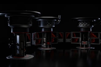 design unique sci fi game ready 3d environment assets