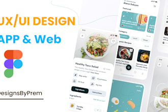 design a professional UX UI design for your mobile or web