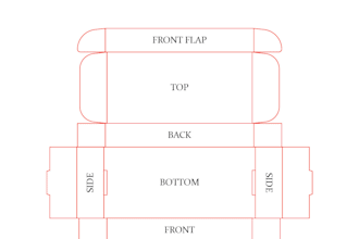 create custom mailer box dielines and diecuts