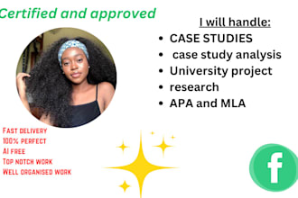 case study analysis, research in apa and mla format for your studies