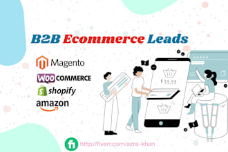 do b2b ecommerce lead generation and prospect list building