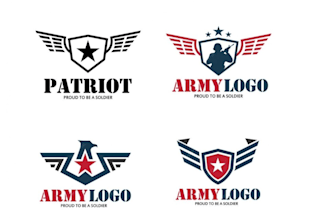 do create a unique military,eagle ,building logo design