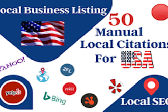 do a local 300 USA local citations, bright, business directories and singapore
