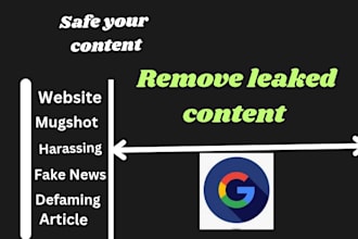 permanently remove mugshot send dmca negative link case article news by google