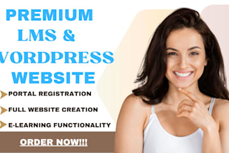 design professional school educational website modern lms elearning and academic