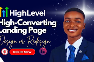 design gohighlevel landing page, simple compliant website, tcr compliant, wix
