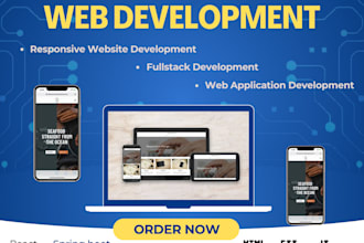 create a modern and responsive website and web app for your business