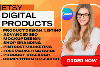 setup etsy digital products etsy digital planner etsy shop etsy seo listing, pod