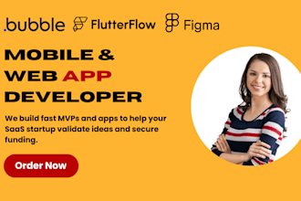 build bubble io app bubble mvp developer adalo saas bubble web app flutterflow