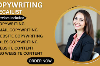 write sales copy for a sales page, website copywriting, landing page, sales copy