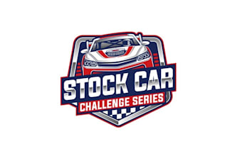 design awesome racing series logo