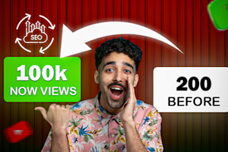 best youtube seo expert  optimize your video for more views and thumbnail design