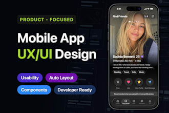 design mobile app UX UI with wireframes and app planning