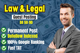 law legal guest posting on high da 90 blogs with SEO backlinks