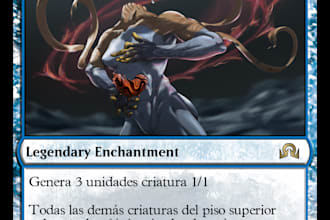 create customized cards in the style of mtg