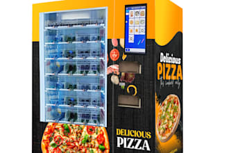design a pizza vending machine