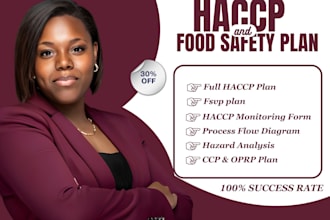 do professional haccp and food safety plan, procedure, and monitoring form