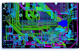 do pcb design service circuit schematic and layouts in eagle, easyeda, proteus