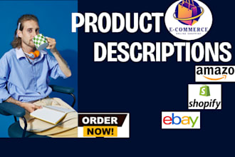 write SEO optimized product descriptions to boost ecommerce sales