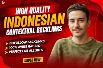 build high authority permanent indonesian contextual dofollow backlinks