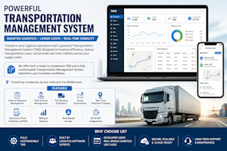 develop a custom transport management system for logistics businesses