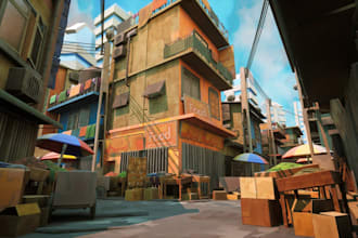 create stylized environment for games