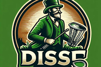 design modern excellent disc golf logo