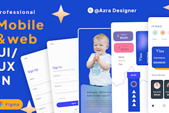 design mobile app, app screenshot, app store in figma