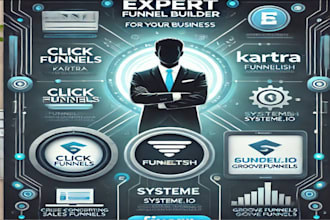 expert funnel builder for clickfunnels, kartra, gohighlevel, funnelish, systeme