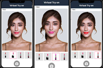 ar augmented reality, virtual try on, VR app, ai, nlp, arcore, virtual tryon app