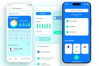 develop exam preparation app, educational app, quizzes app, tutoring app