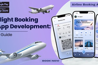 develop flight booking app, trip planner app, hotel booking, city and tour app