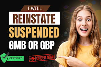 fix and reinstate your suspended gmb or gbp listing fast
