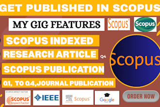 write rewrite publish articles in  scopus indexed peer reviewed journal
