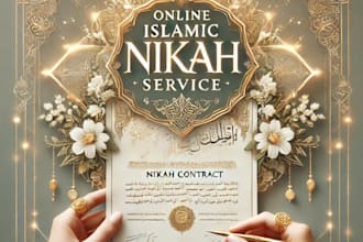 be your imam for online nikah ceremony with witness
