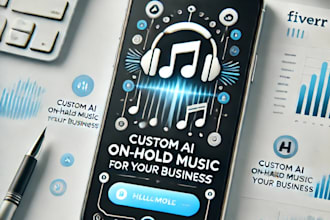 create custom ai generated on hold music for your business