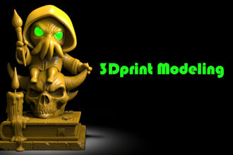 sculpt 3d printable chibi style, tabletop and action figure 3d printing models
