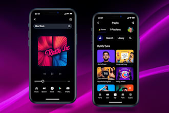 develop music streaming app, music app, streaming website