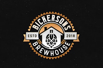 design a vintage premium quality beer brewery company logo