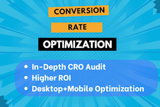 boost your conversion rate with expert cro audit and optimization