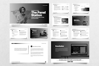 design business sales pitch deck, powerpoint presentation, PPT slides, marketing