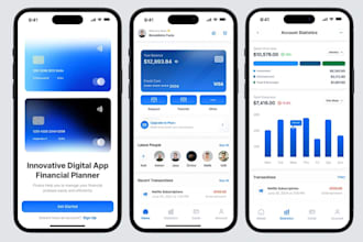develop fintech app, bill payment app, loan app, neobank app, crypto wallet app