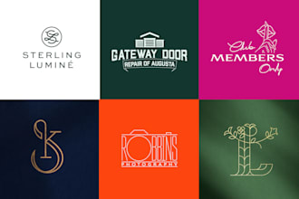 make modern minimalist luxury business logo design
