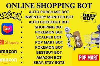 do online shopping bot, auto purchase bot, popmart checkout bot, pokemon bot
