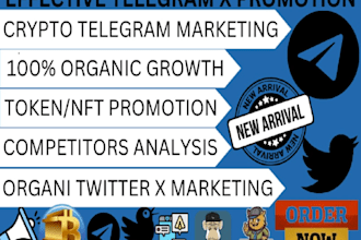 refer your crypto telegram channel to real and active subscriber, link promotion