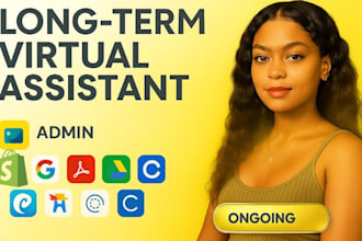 long term executive virtual assistant administrative assistant etsy shopify va