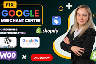 fix google merchant center suspension and misrepresentation