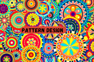 design stunning seamless pattern textile prints for pattern design and fabrics