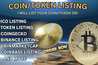 do token coin listing ico listing on coinmarketcap, coingecko, pancakeswap, cex