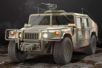 militarycar,3dfivem race mission car,ac car interior,3d car part,body kit,uvwrap
